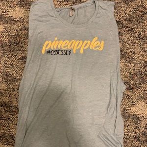Etsy 80 Day Obsession Pineapples tank